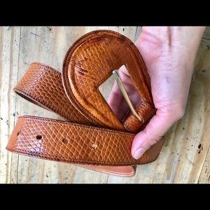 Vtg 80s Falchi Statement Belt